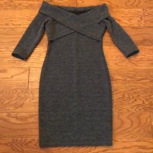 Solemio Ribbed Cotton Bodycon Dress sz S NWOT